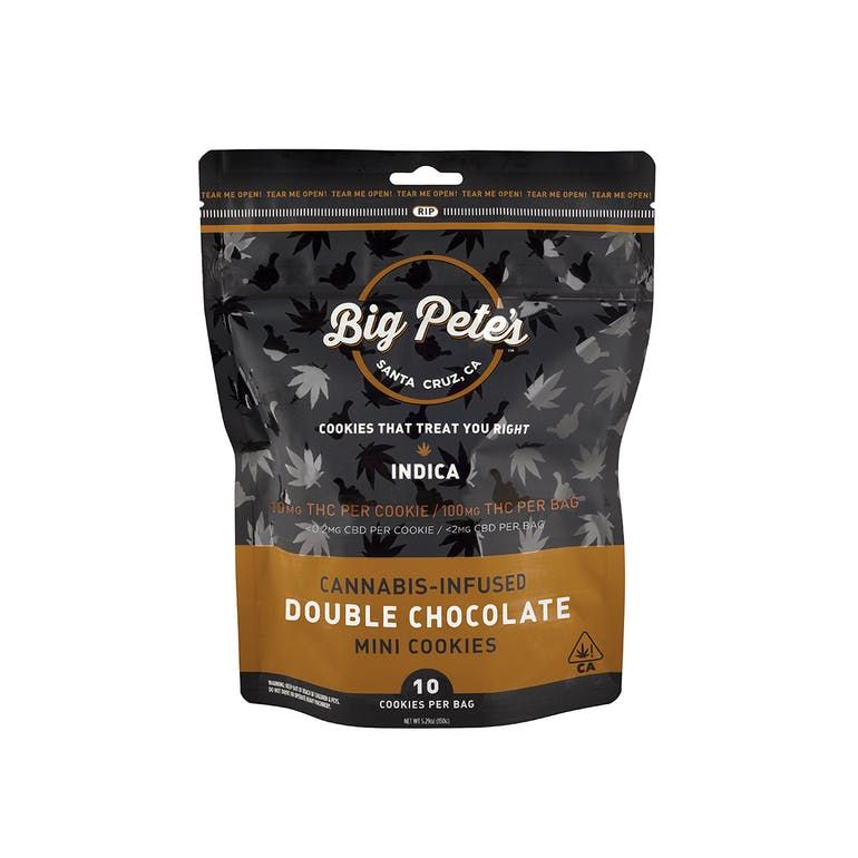 Big Pete's Treats - Double Chocolate 10pk 100mg Indica