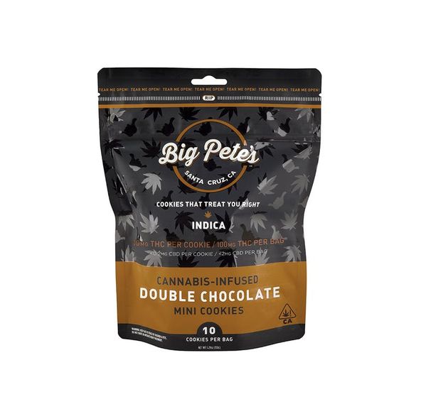 Big Pete's Treats - Double Chocolate 10pk 100mg Indica