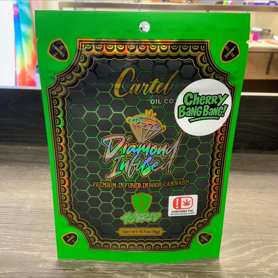 Cherry Bang Bang Cartel Oil Diamond Infused Shake 14g