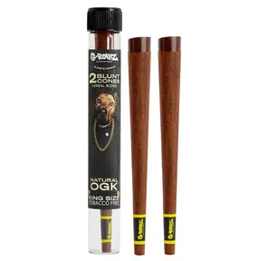 G-Rollz Natural 2 Blunts King Size Cone