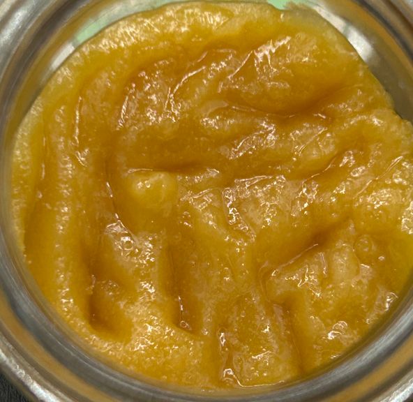 Banana Kush Badder - 28g $150, 14g $80, 1g $10 - Blue Sky