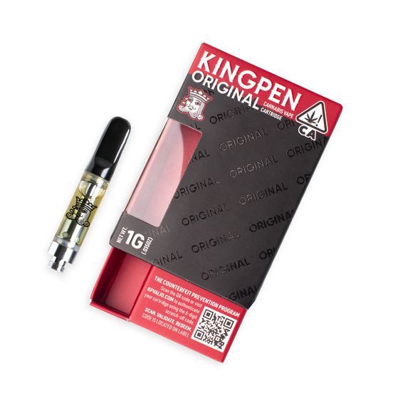 E. KINGPEN 1g THC Premium Cartridge - Durban Poison (S)