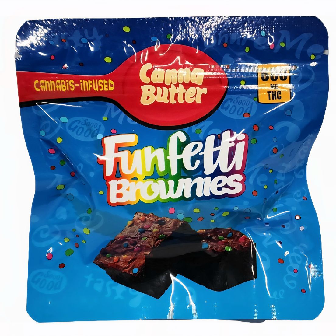 Canna Butter Funfetti Brownies - THC 600mg