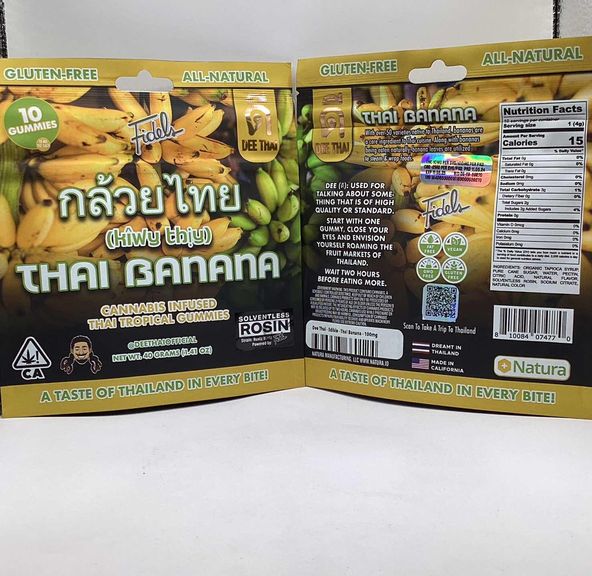 Dee Thai - Edible - Thai Banana - 100mg