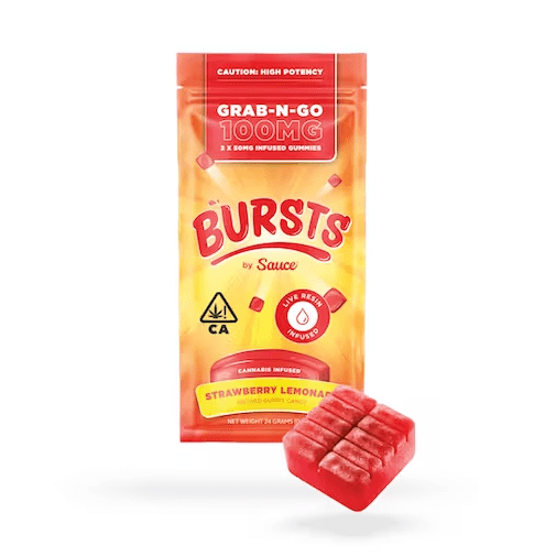 Strawberry Lemonade - 100MG Live Resin Infused Edibles