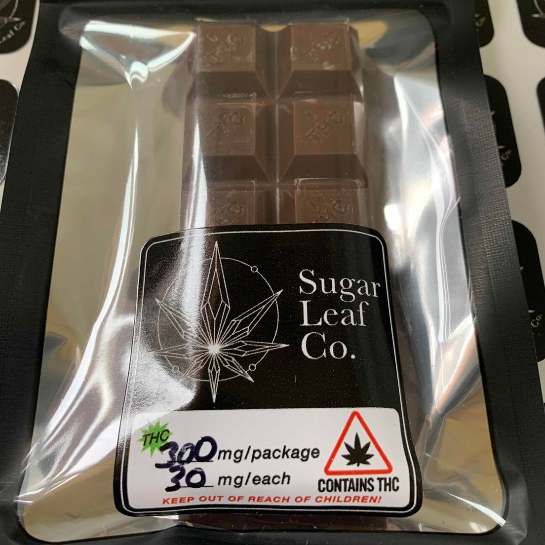 300mg Chocolate Bar (10 servings)