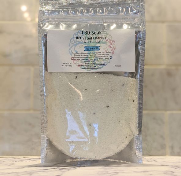 CBD Infused Bath Soak - 100mg - Hemp Seed Oil