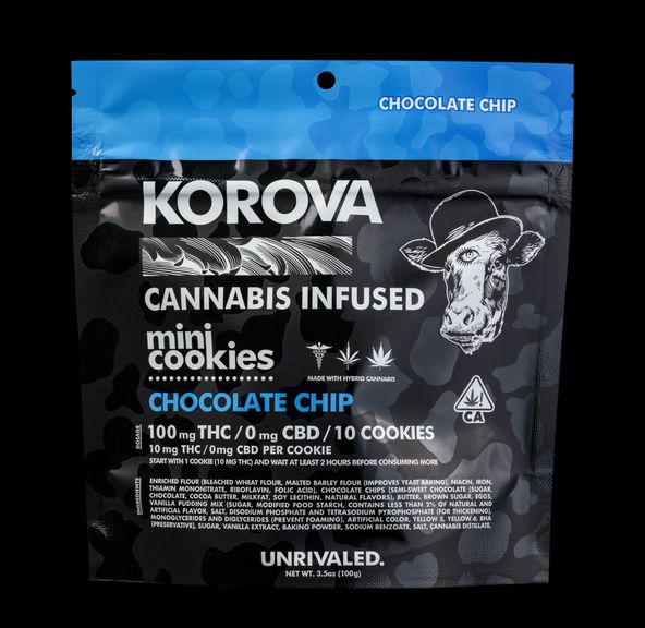 Chocolate Chip Mini Cookies - 100mg THC