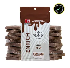 EDIFY SILKY MILK CHOCOLATE BAR 5000MG