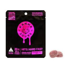 [Kanha] Solventless Live Rosin Gummies - 100mg - Sour Berry Bliss (I)