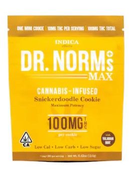 Dr. Norm's - Snickerdoodle Cookie - Max Potency - 100mg - Indica