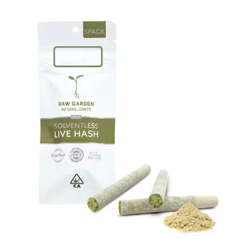 Limoncello Dream (3) Solventless Live Hash Infused Joints