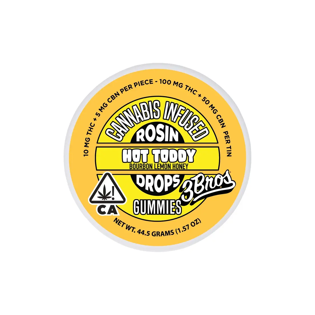 3 Bros Rosin Gummies Hot Toddy THC/CBN 100mg