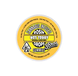 3 Bros Rosin Gummies Hot Toddy THC/CBN 100mg