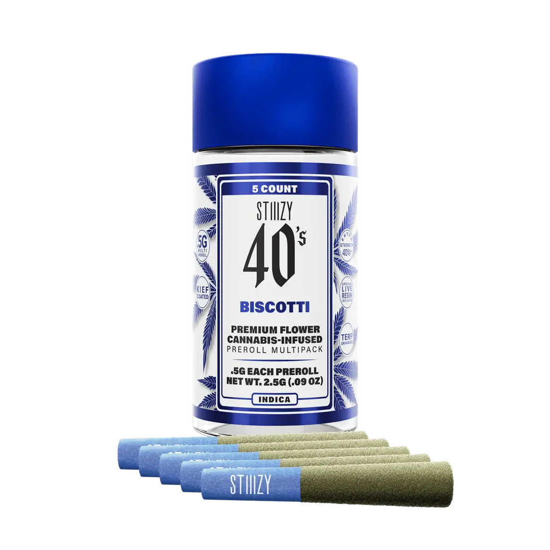 .5G 40S PREROLL MULTI PACK - BISCOTTI 2.50 g