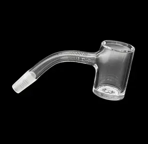 ON POINT QUARTZ - “TETRA-H” 25MM BEVELED TOP WITH 4MM THICK BOTTOM QUARTZ BANGER HQ 10/45