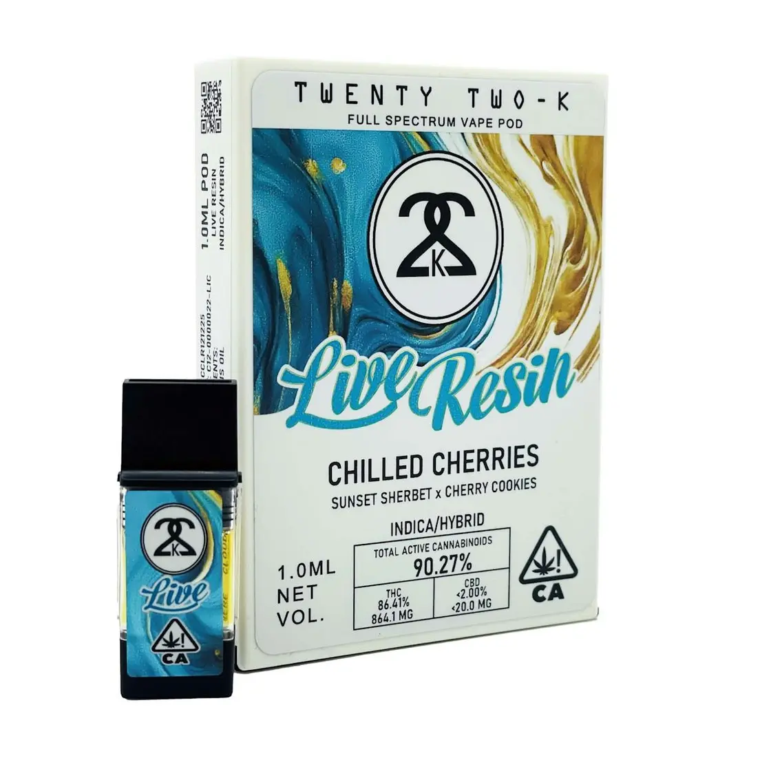 22K - Chilled Cherries Live Resin Pod - 1g