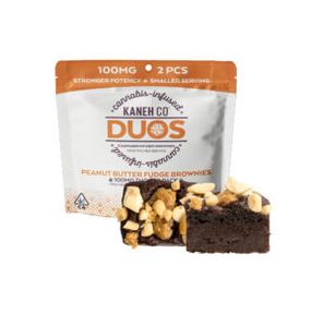 Kaneh Co - DUO Brownies - Peanut Butter Fudge 100mg