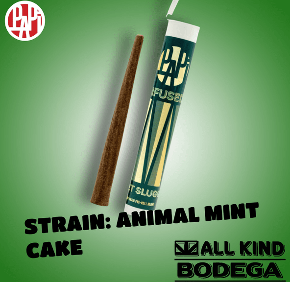 Blunt Infused- Animal Mint Cake Sweet Slugger 1g (@papicannabis