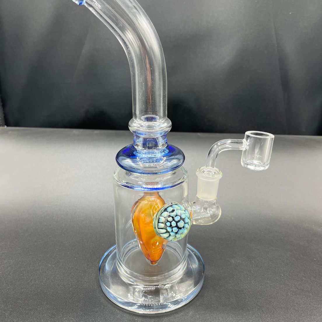 10" BENT NECK WATER PIPE WITH FRUIT PERC