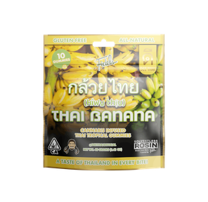 1. Dee Thai 100mg THC Solventless Rosin Gummies - Thai Banana