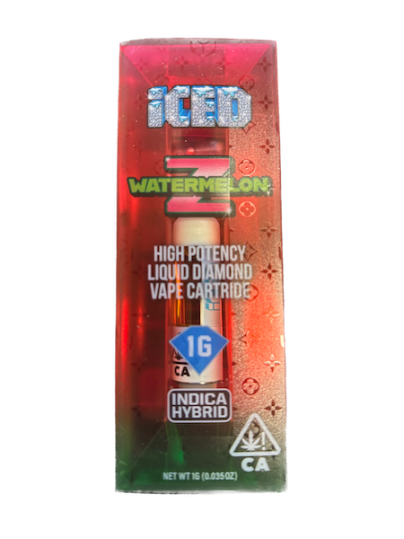 Iced Watermelon Z 1g Liquid Diamond Cartridge 83.4%