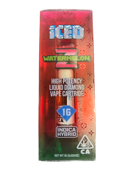 Iced Watermelon Z 1g Liquid Diamond Cartridge 83.4%