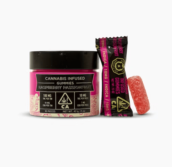 Live Resin Raspberry Passionfruit Gummies