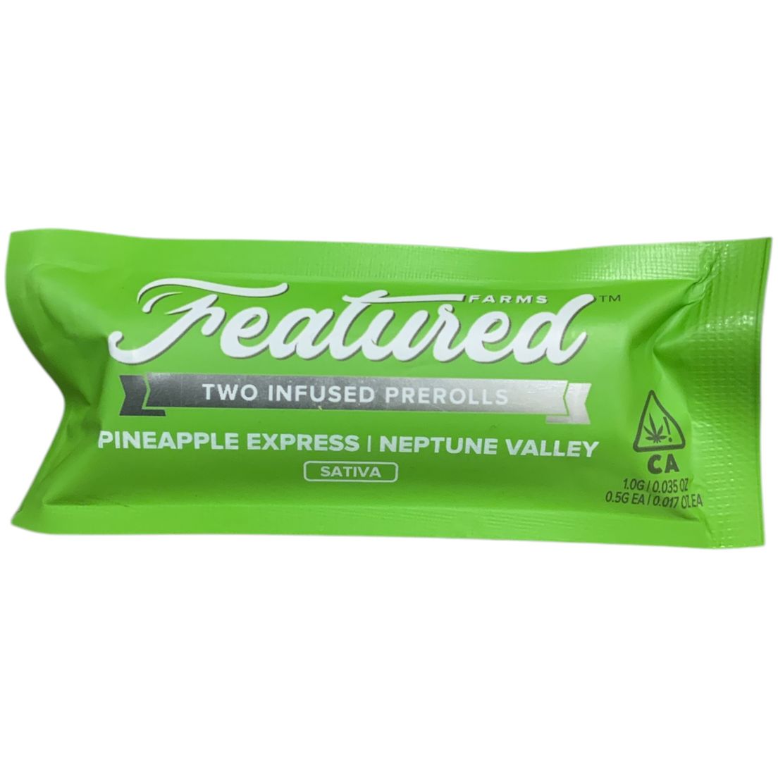 Featured Farms - Pineapple Express 2pk Infused Preroll 1g