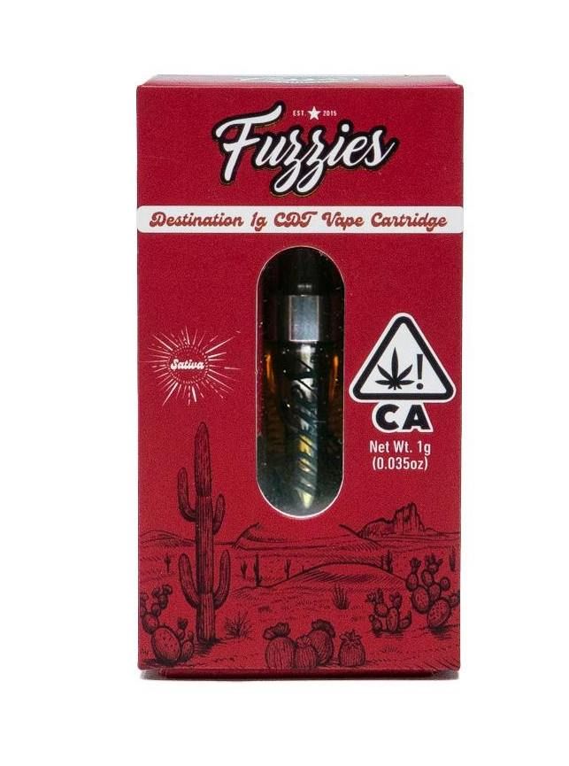 Fuzzies Fruit Punch 1g Cannabis Derived Terps Cartridge 83.7%