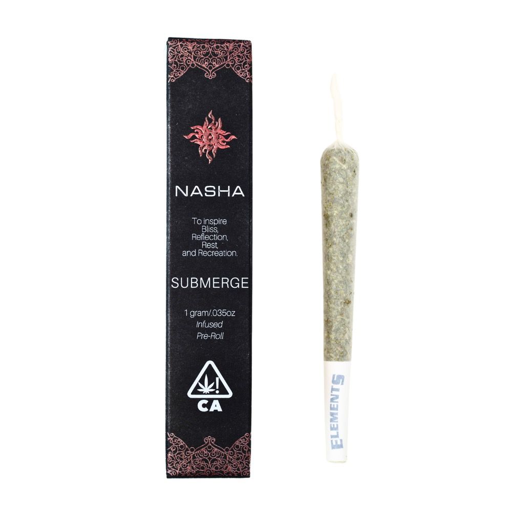Nasha- Submerge Curacao x Petrolia Glue Infused Preroll 1g (H)