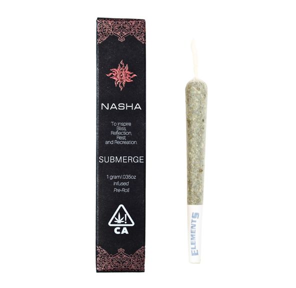 Nasha- Submerge Curacao x Petrolia Glue Infused Preroll 1g (H)