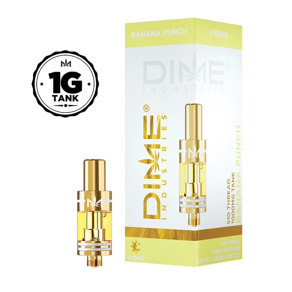 Dime Industries - Banana Punch Signature Line 1000MG Cartridge Tank 1g