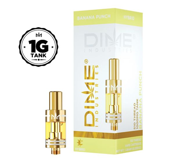 Dime Industries - Banana Punch Signature Line 1000MG Cartridge Tank 1g