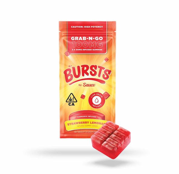 Bursts - THC Gummies (Strawberry Lemonade)