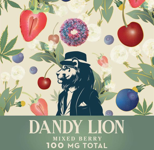 Dandy Lion - 100mg Gummies - Mixed Berry