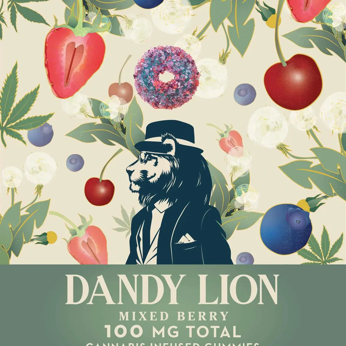 Dandy Lion - 100mg Gummies - Mixed Berry