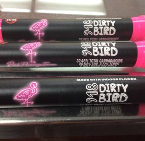 Pink Flamingo 2 Pack Pre-Rolls - - 918 DIRTY BIRD - 1g