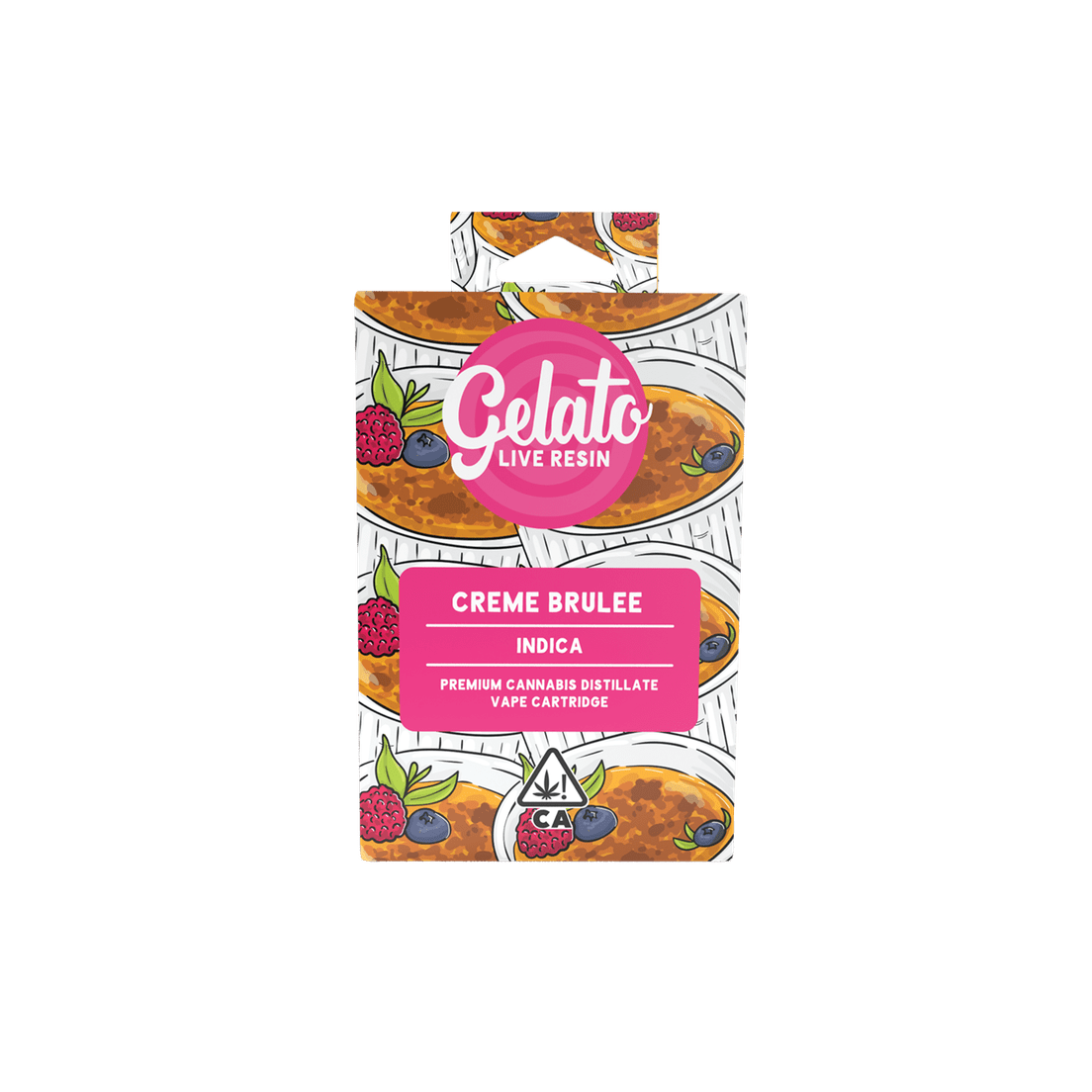 Gelato Live Resin Cartridge Creme Brulee 1g