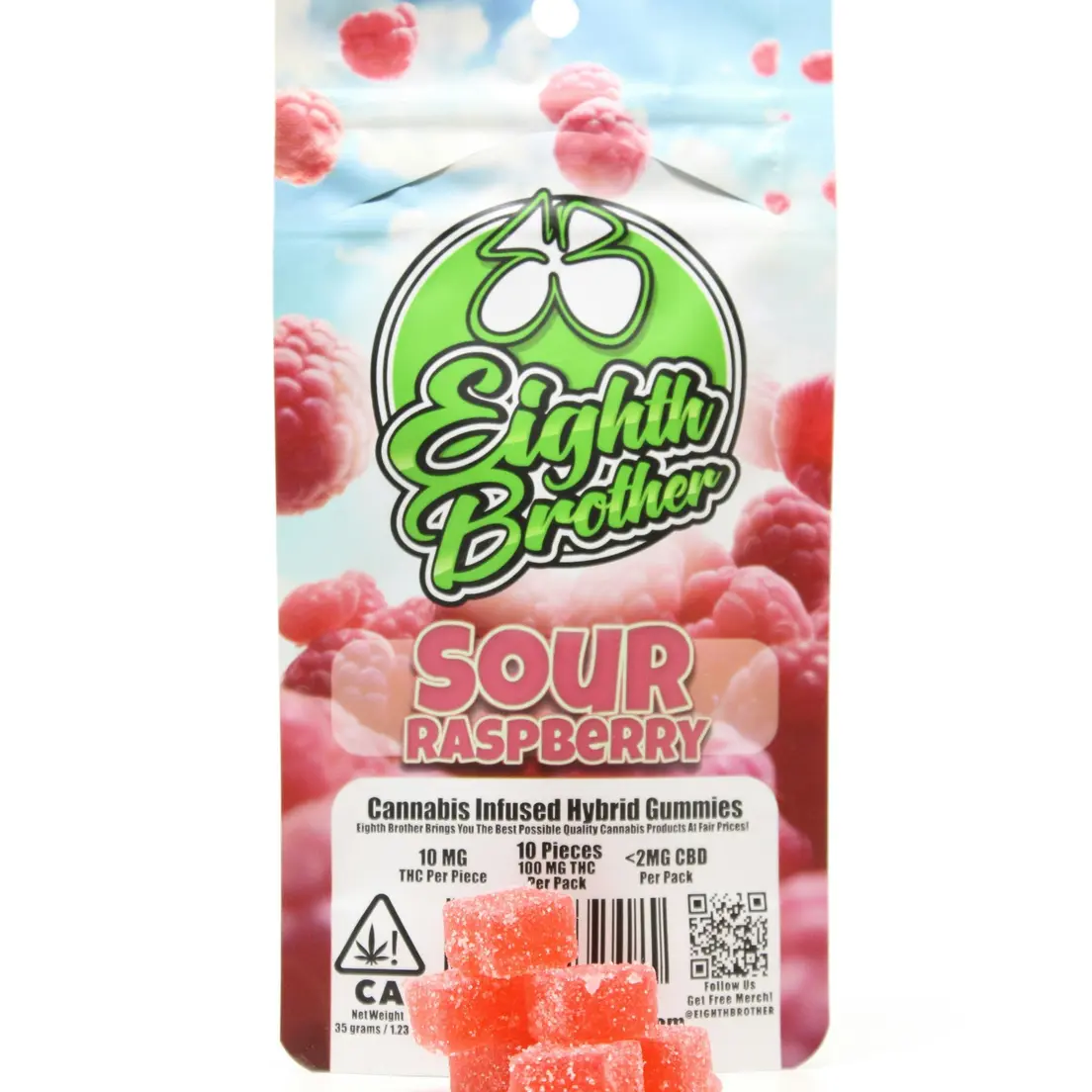Eighth Brother - SOUR RASPBERRY GUMMIES