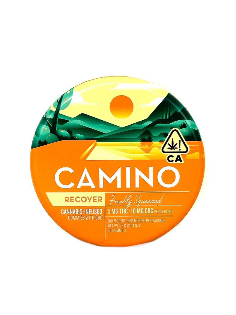 Camino Gummies - Freshly Squeezed - 1:2 THC/CBG - 100mg/200mg