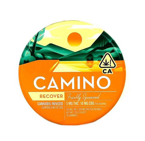 Camino Gummies - Freshly Squeezed - 1:2 THC/CBG - 100mg/200mg