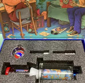 AFG Distribution- Deadhead Dorm- Grateful Dead x Pulsar- Vapor Vessel & SYF Dab Dish- 9.25"-