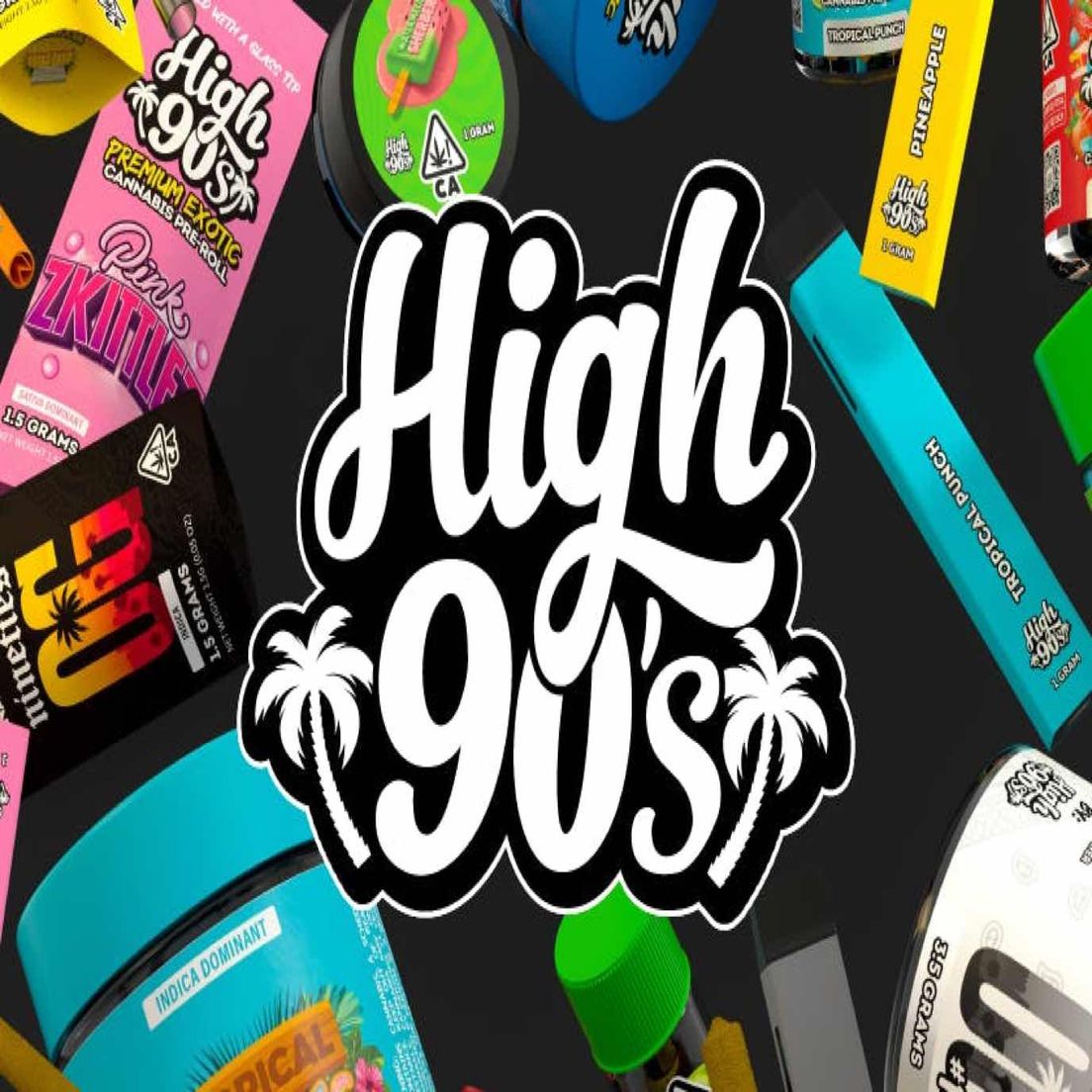 HIGH 90s - Mystery Flavor Disposable Vape 1g