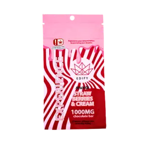 EDIFY SMOOTH STRAWBERRIES & CREAM CHOCOLATE BAR 1000MG