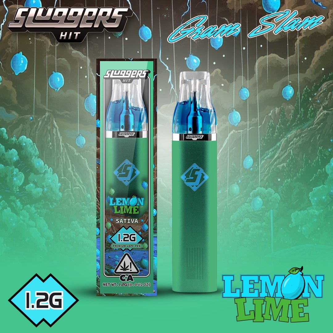 Sluggers AIO Vape Lemon Lime 1.2g