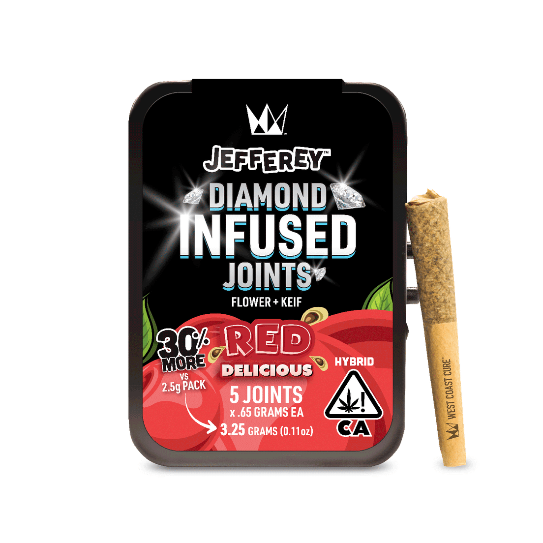 Red Delicious - Jefferey Infused Joint .65g 5 Pack