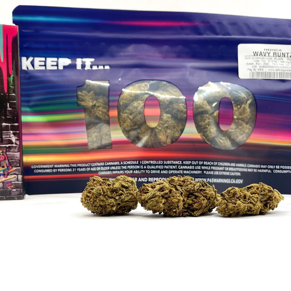 *Deal! $89 1 oz. Wavy Runtz (30.87%/Indica) - Keep it 100 + Rolling Papers