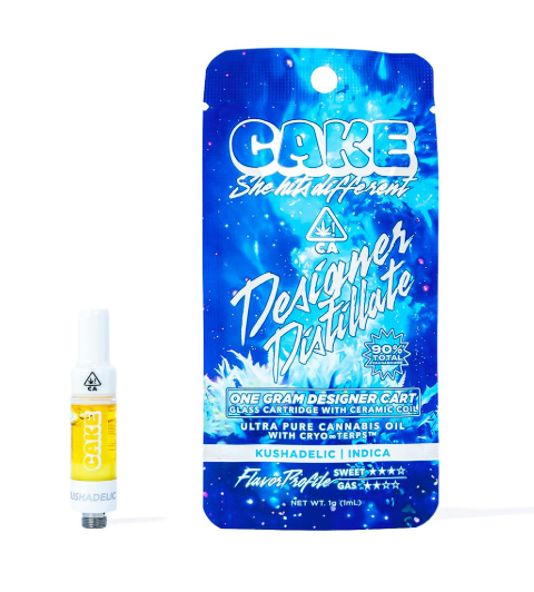 CAKE she hits different - DD Cart - 510 Thread - Kushadelic 1g