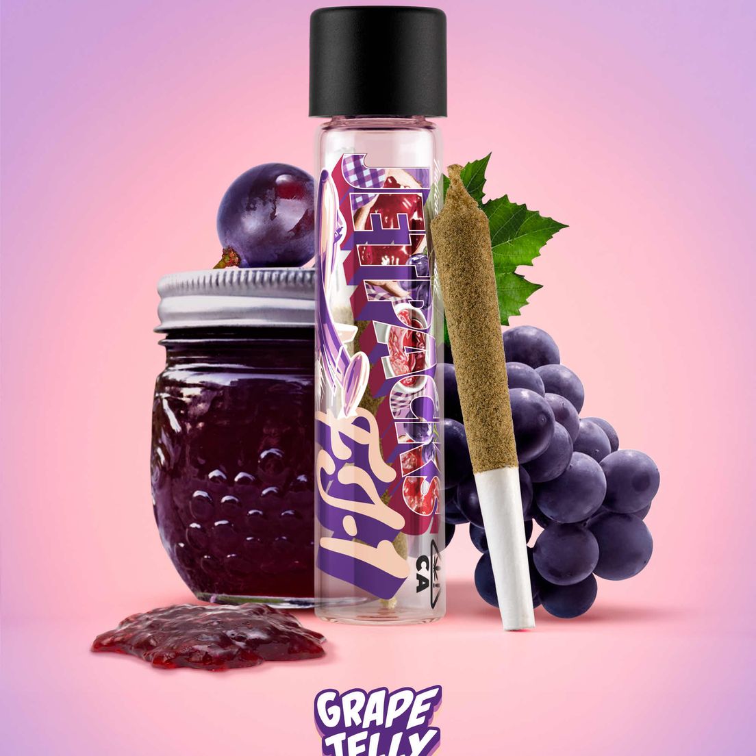 Grape Jelly FJ-1 (1G Infused, THCA Concentrate & Kief Covered)